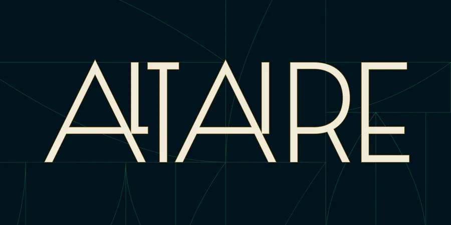 Altaire Logo Brand Typography Graphic Design Chicago Span02