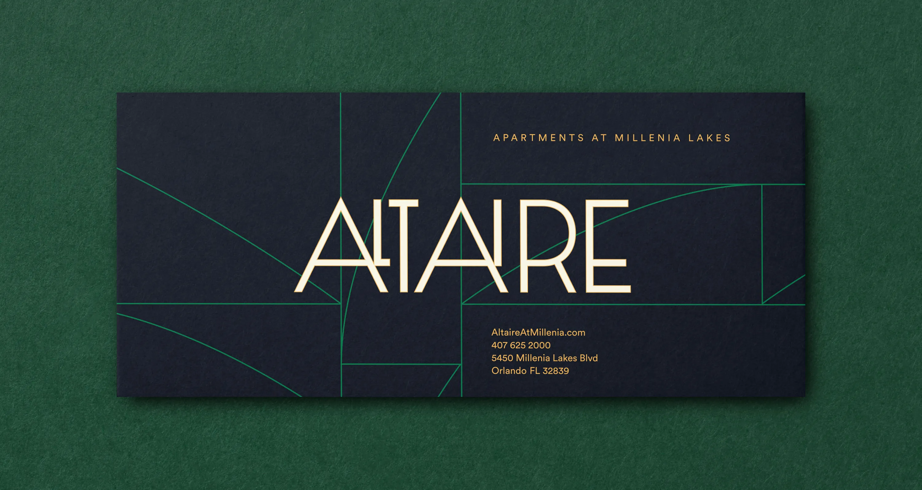 Altaire Logo Card Typography Graphic Design Chicago Span