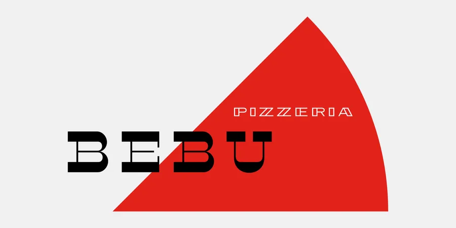 Pizzeria Bebu Graphic Identity Logo
